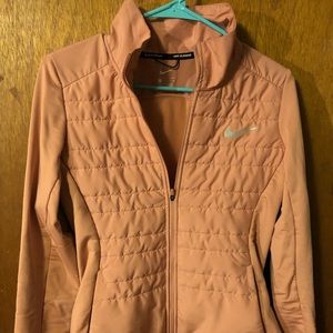 Pink nike running jacket